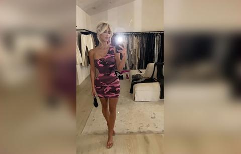 kim kardashian newly single barbiecore aesthetic instagram