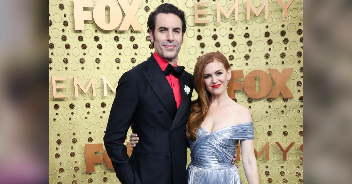 Sacha Baron Cohen Reacts To Ex Isla Fisher's Valentine's Day Photoshoot
