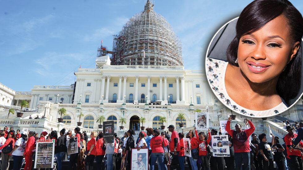 Phaedra parks takes sons million man march