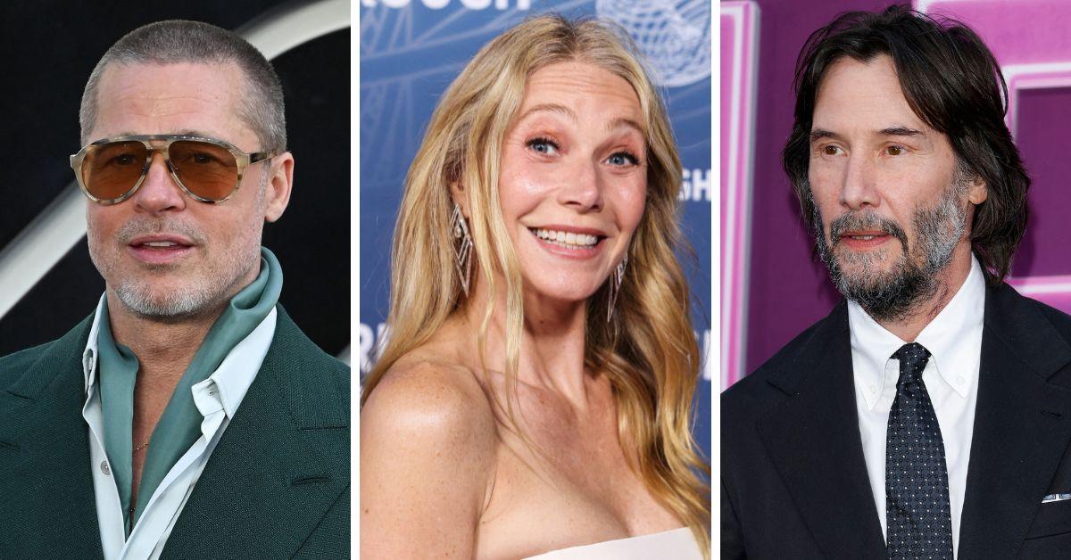 gwyneth paltrow was once torn between brad pitt and keanu reeves