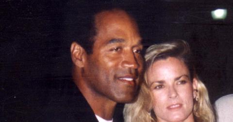 Photo of O.J. Simpson and Nicole Brown Simpson.