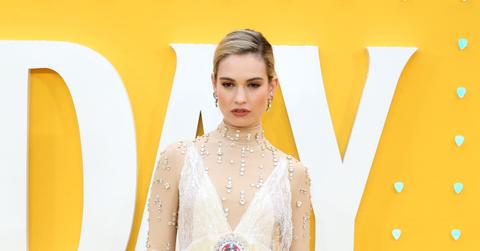 Lily James at the 'Yesterday' UK film premiere in London