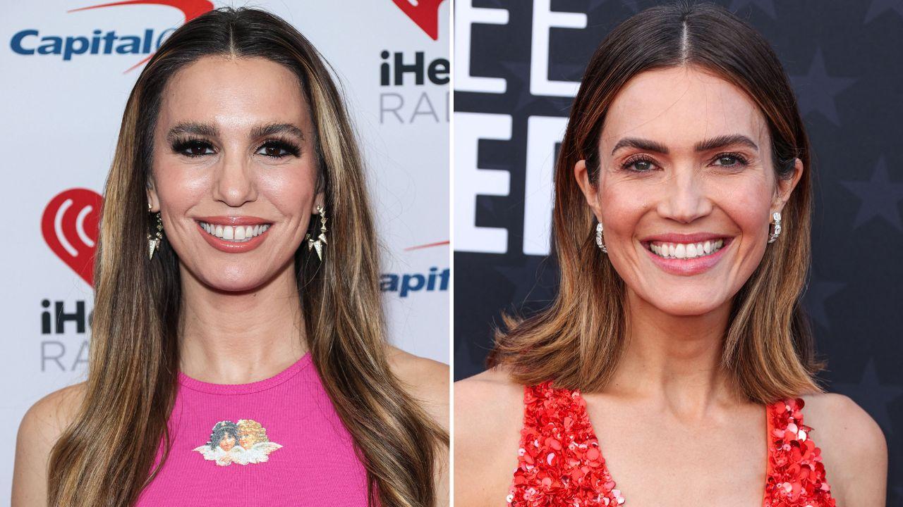 Split image of Christy Carlson Romano and Mandy Moore