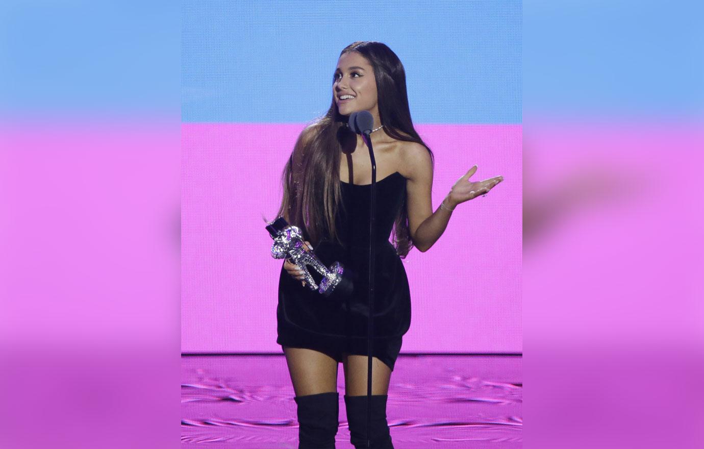 Ariana onstage