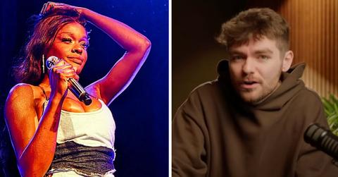 split photo of azealia banks and nick fuentes