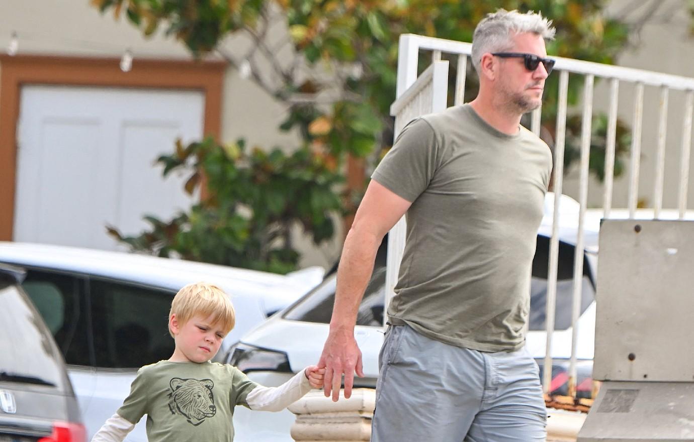 ant anstead spotted out with son hudson amid christina hall divorce