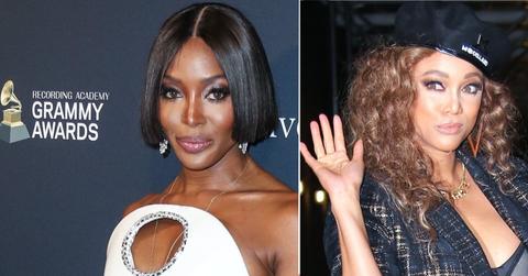 Naomi Campbell and Tyra Banks