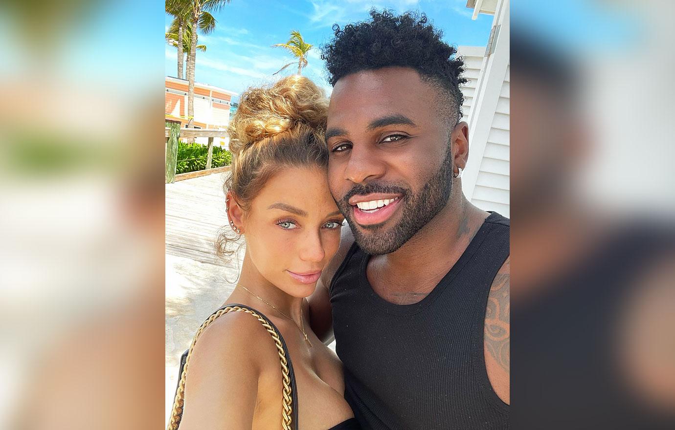 jason derulo jena frumes all smiles babybaby event two months after split ok