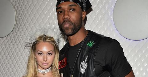 Corinne Olympios and DeMario Jackson Arrive to The Maxim Halloween Party Together