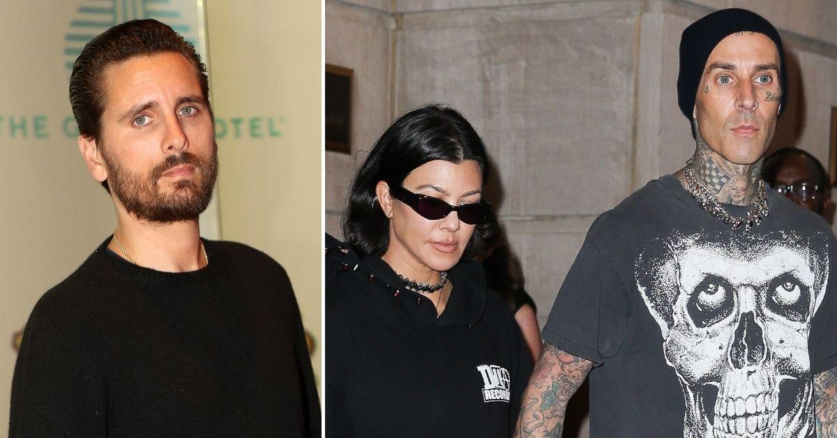 scott disick never been a huge fan travis barker thinks the blink  drummer completely changed kourtney kardashian