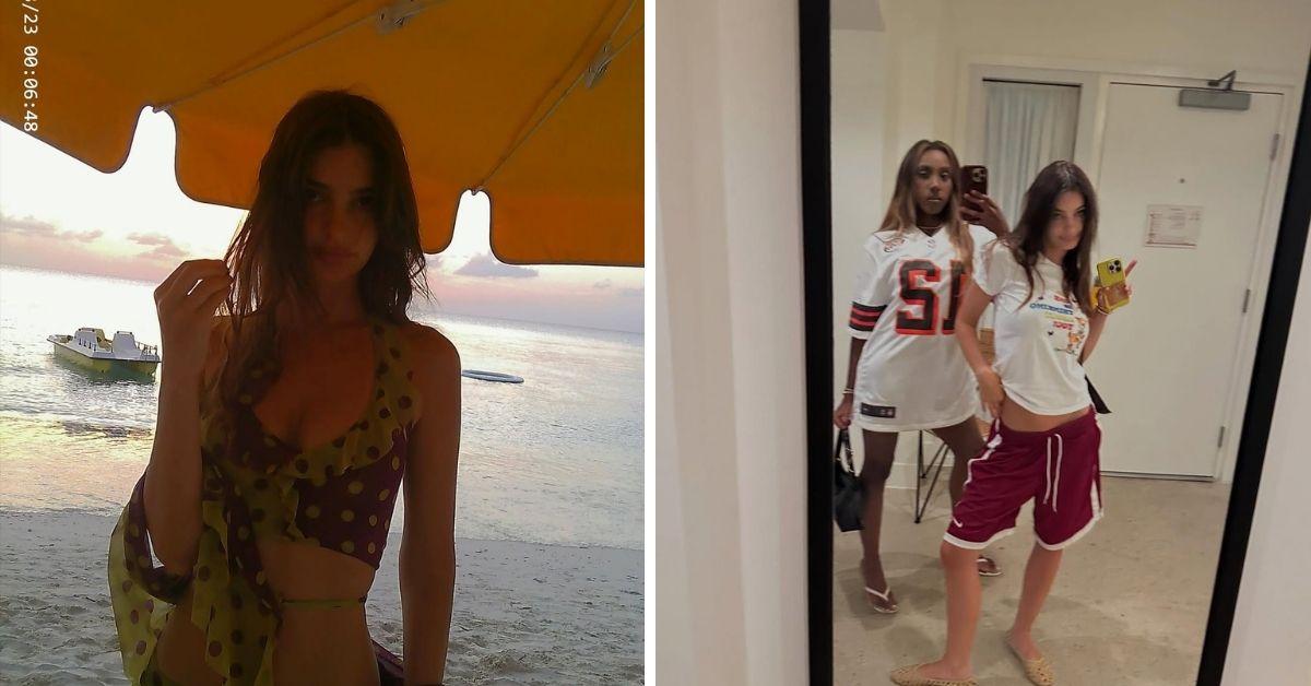 image of Emily Ratajkowski admitted social media makes modern relationships 'complicated.'