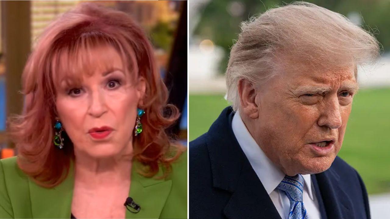 Image of Joy Behar and Donald Trump