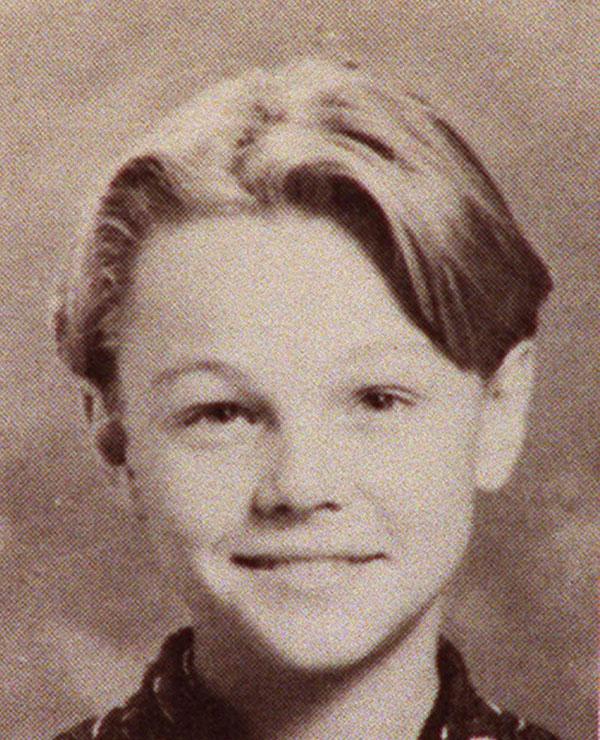 Leonardo dicaprio yearbook photos