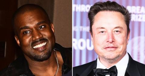 photo of Kanye West and Elon Musk