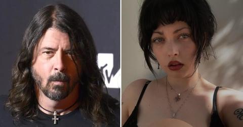 Composite photo of Dave Grohl and Violet Grohl