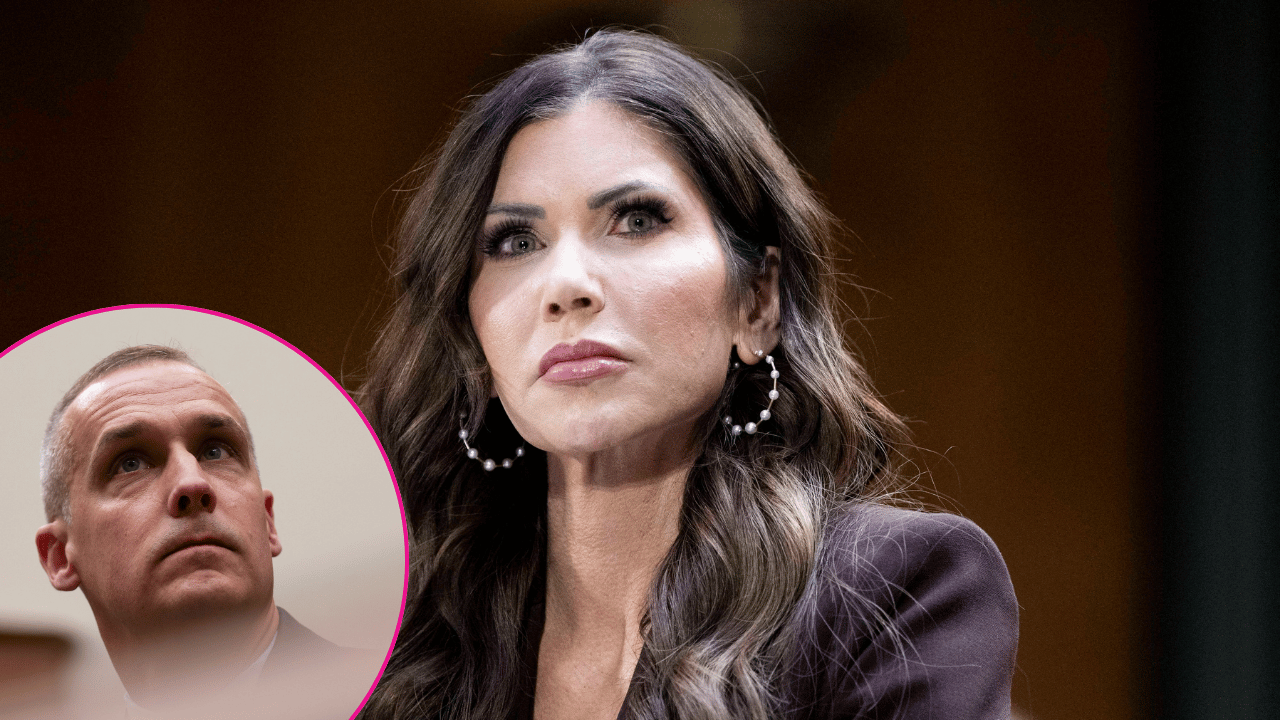Image of Kristi Noem and Corey Lewandowski have allegedly been linked romantically.