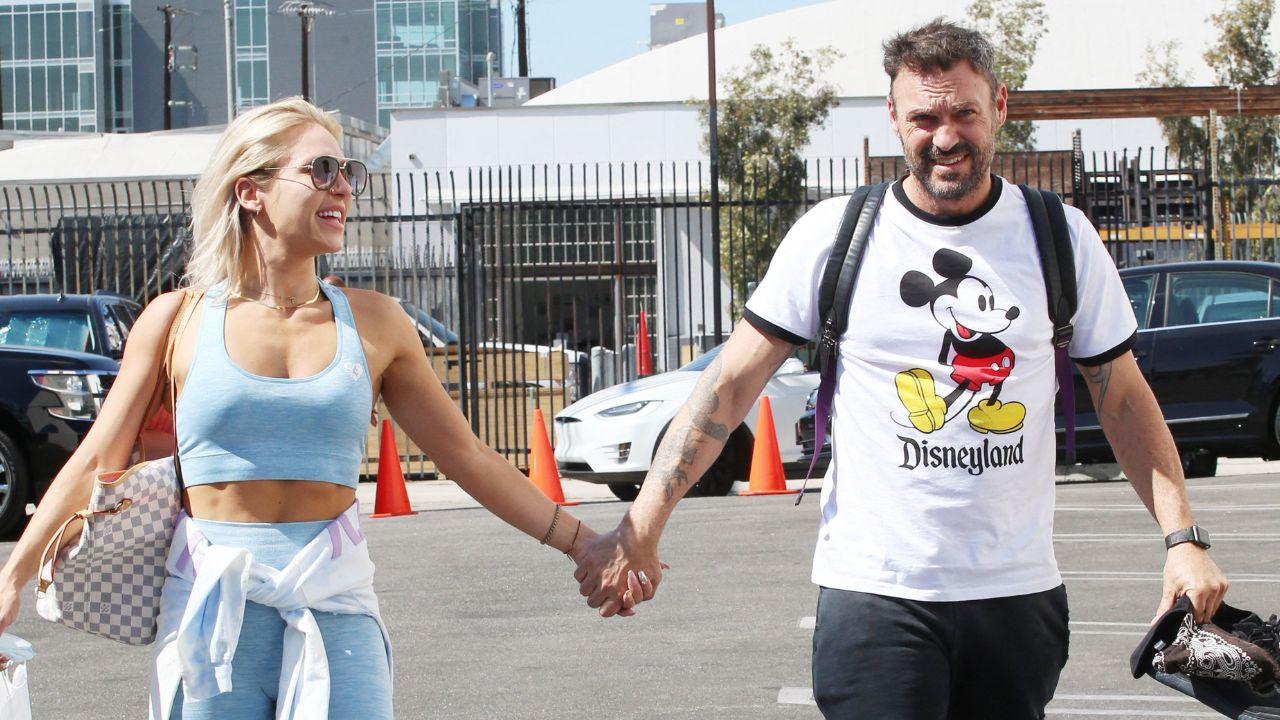 Image of Handling five kids makes studio trips tough for Brian Austin Green.