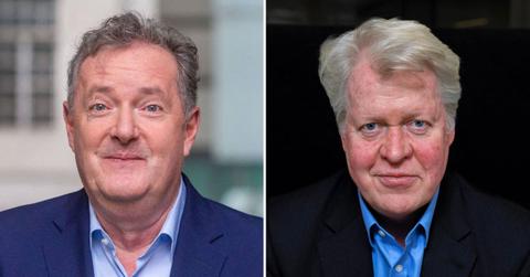 Photo of Piers Morgan and Charles Spencer.