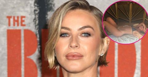 julianne hough displays toned abs striking bikini photo