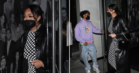 jaden smith and jordyn woods grab dinner at catch la restaurant ok