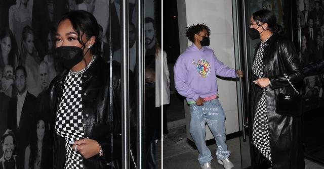 jaden smith and jordyn woods grab dinner at catch la restaurant ok