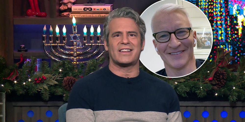 Andy Reveals He Is Part Of The Mile-High Club Inset of Anderson Cooper