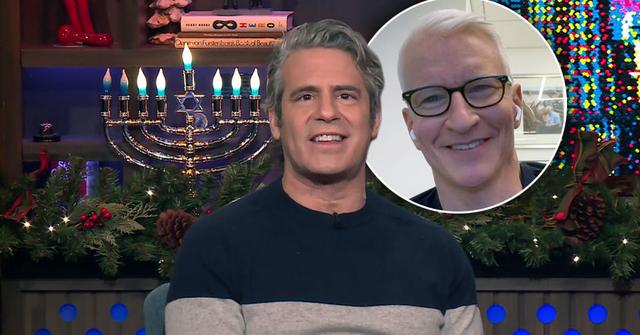 Andy Reveals He Is Part Of The Mile-High Club Inset of Anderson Cooper