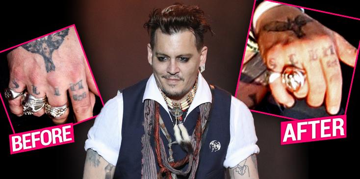 Johnny Depp tweaks Amber Heard tattoo tribute again as he changes it from  Scum to Scam  The Sun