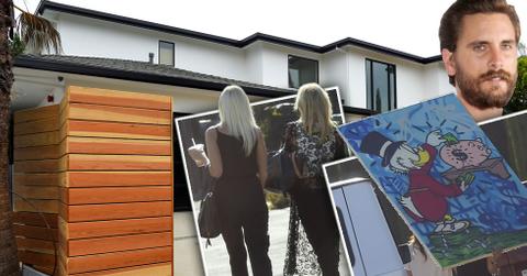 Scott disick single life bachelor pad home kourtney kardashian kids split