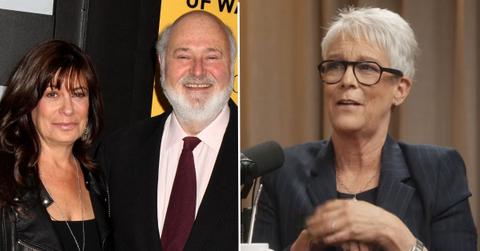 Photo of Michele Reiner, Rob Reiner, Jamie Lee Curtis