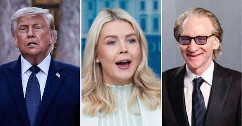 Photo of Donald Trump, Karoline Leavitt, Bill Maher