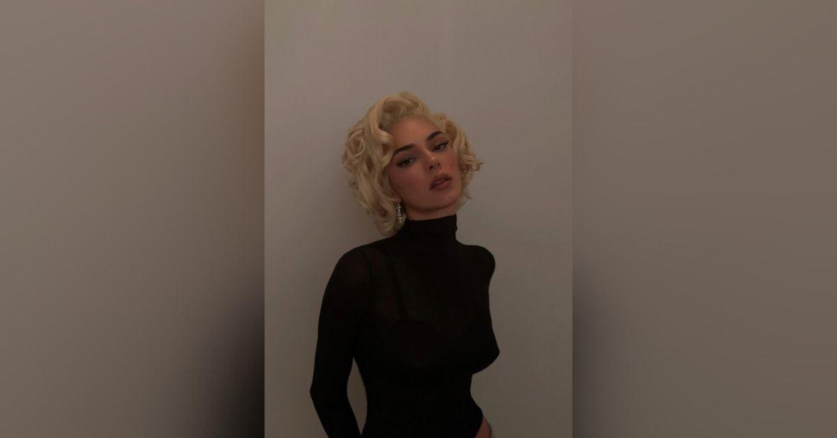 kendall jenner as marilyn monroe