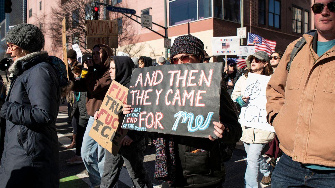 ICE protests in Georgia.
