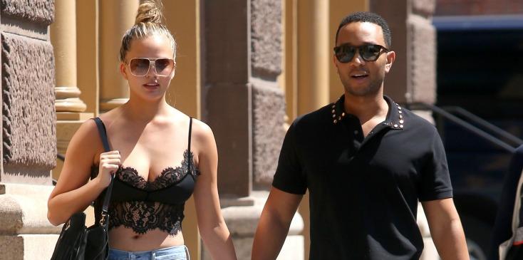 Chrissy teigen weight loss post baby body h