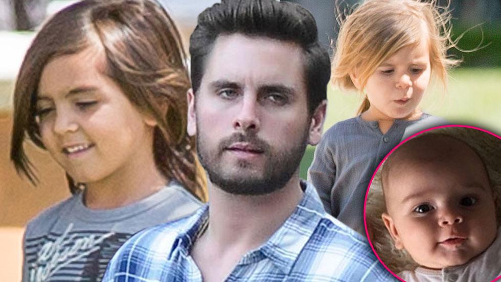 Scott disick leaves kids a month