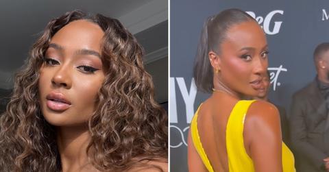 Two photos of Kalya Nicole