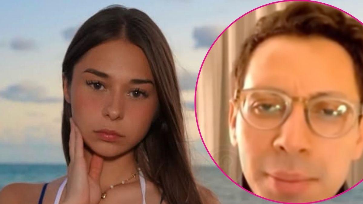 split image of Sophie Rain and James Fishback