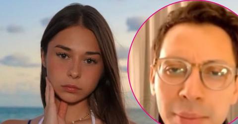 split image of Sophie Rain and James Fishback