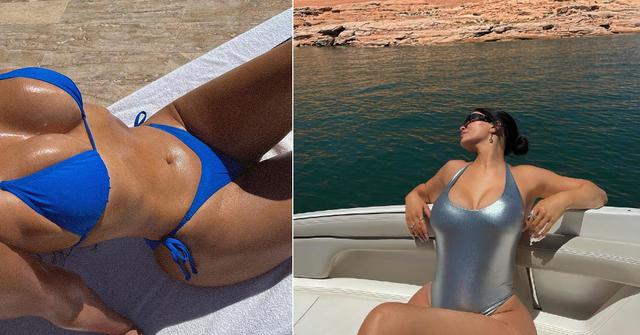 kardashian swimsuits national bikini day trends summer shop feature