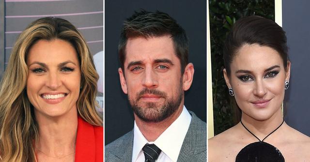 erin andrews ex aaron rodgers shailene woodley surprise engagement pf