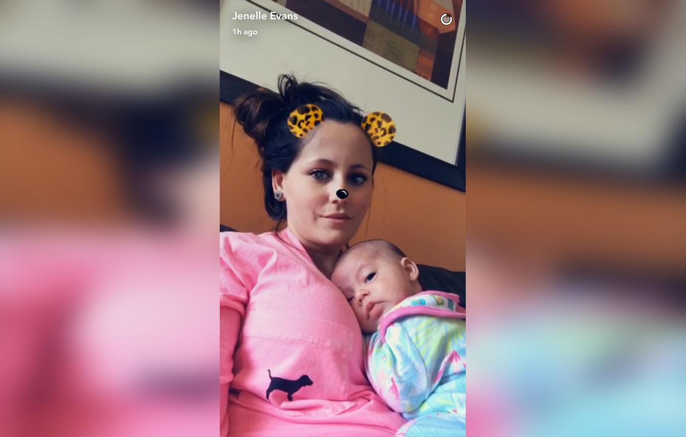 Jenelle evans snapchat photos of children teen mom 02