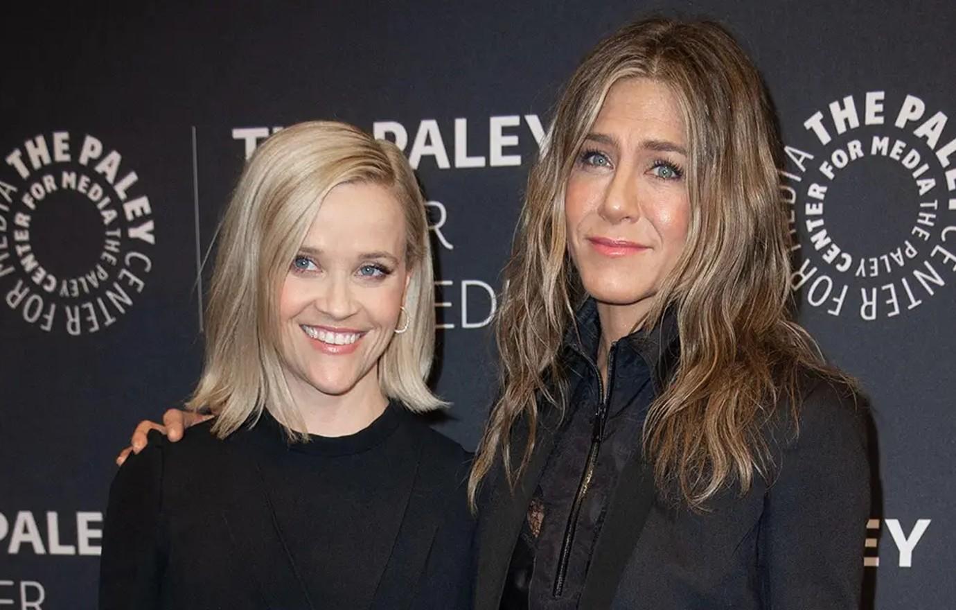 Jennifer Aniston jets back with her A-list pals after annual New