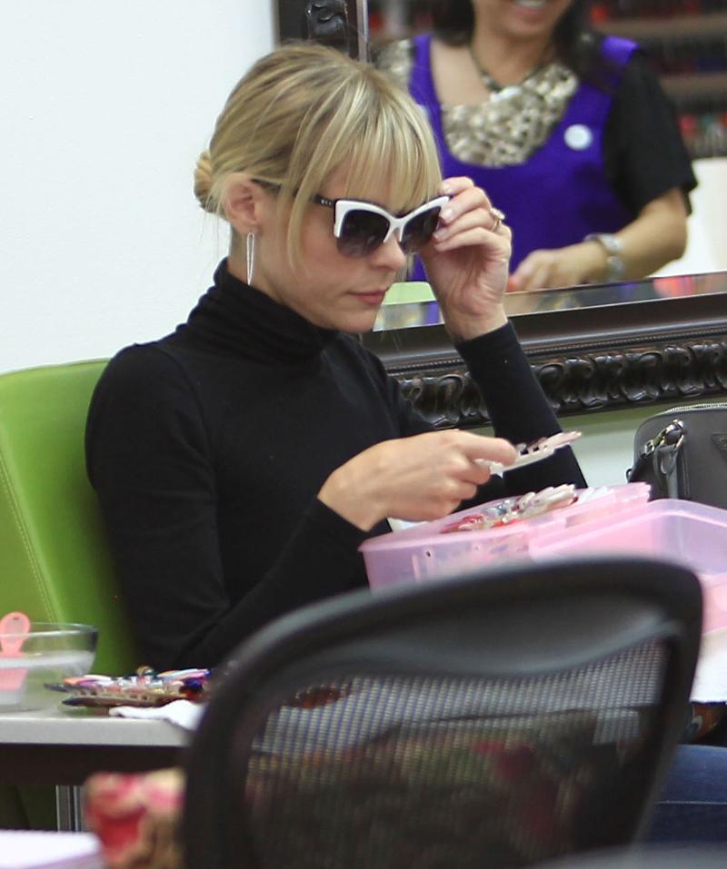 Jaime King Gets Her Nails Done In Beverly Hills