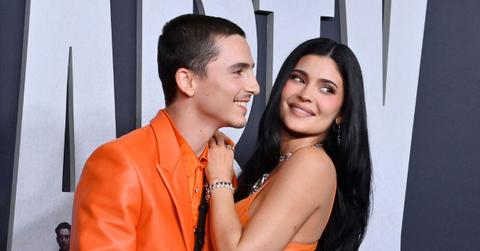 Photo of Kylie Jenner and Timothée Chalamet.