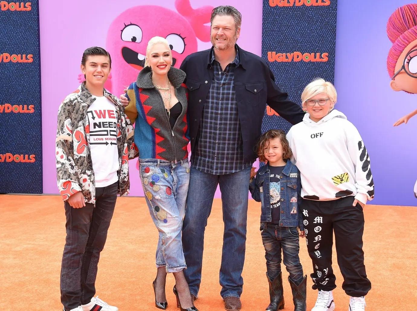 blake shelton learned quickly stepdad gwen stefani kids