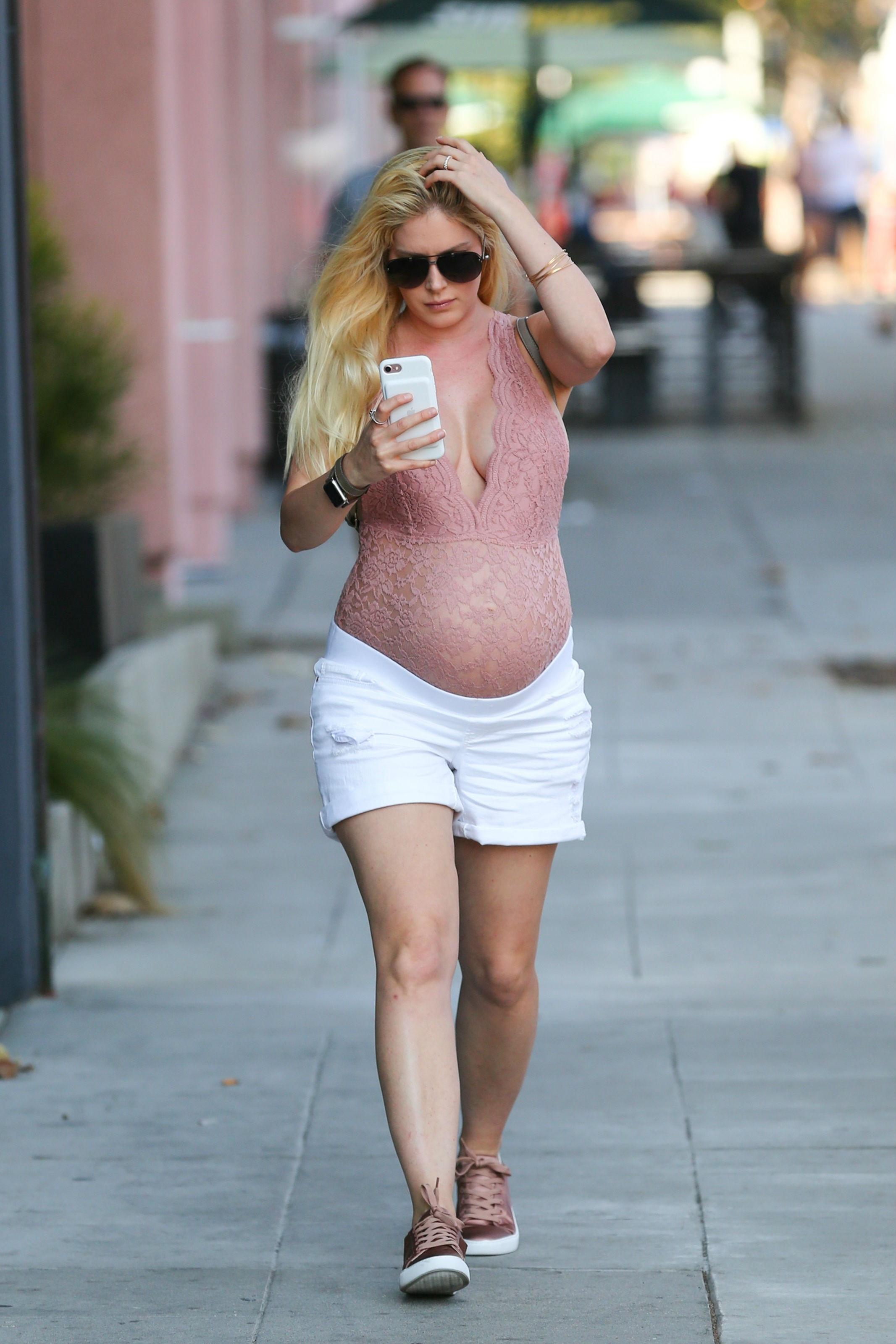 Heidi Montag Attends 'The Hills' Kristin Cavallari Event Pregnant Photos