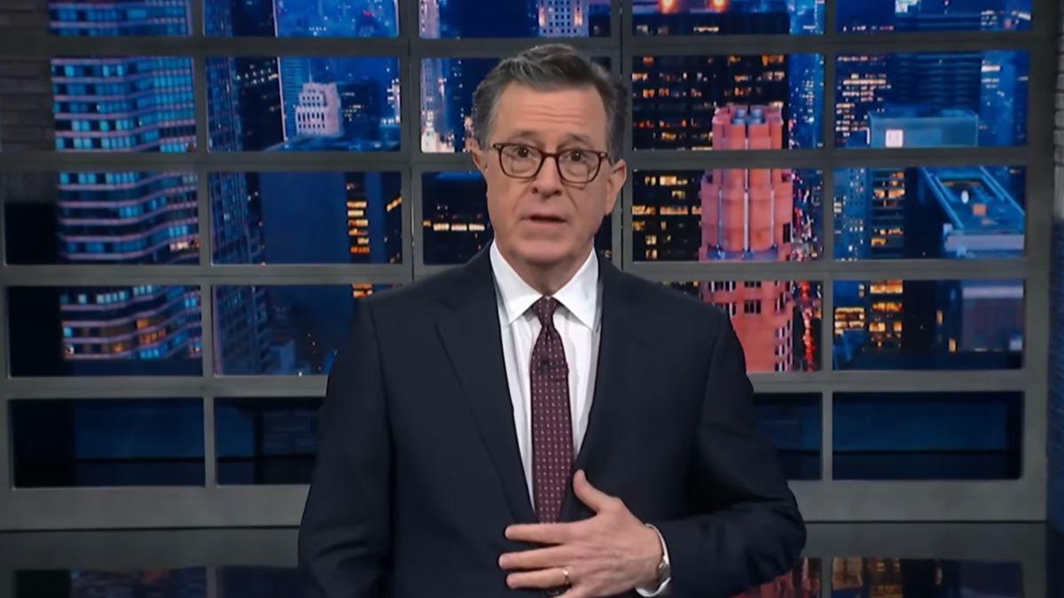 Image of Stephen Colbert intensified his criticism of Paramount and CBS.
