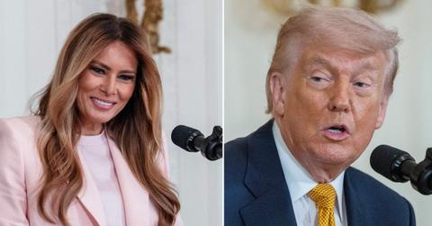 pic of Melania & Donald Trump.