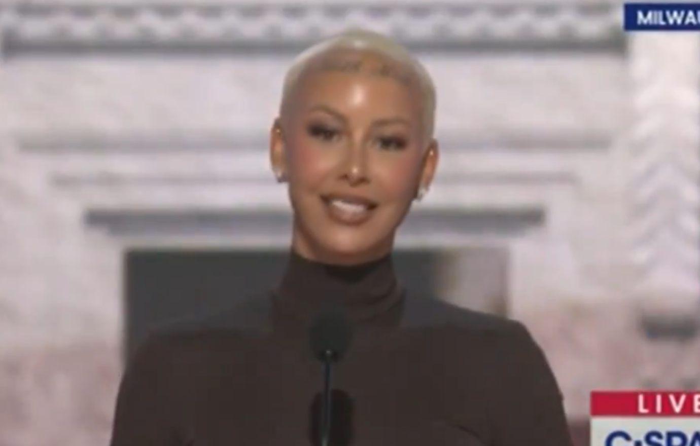 amber rose roasted speech supporting donald trump rnc embarrassment