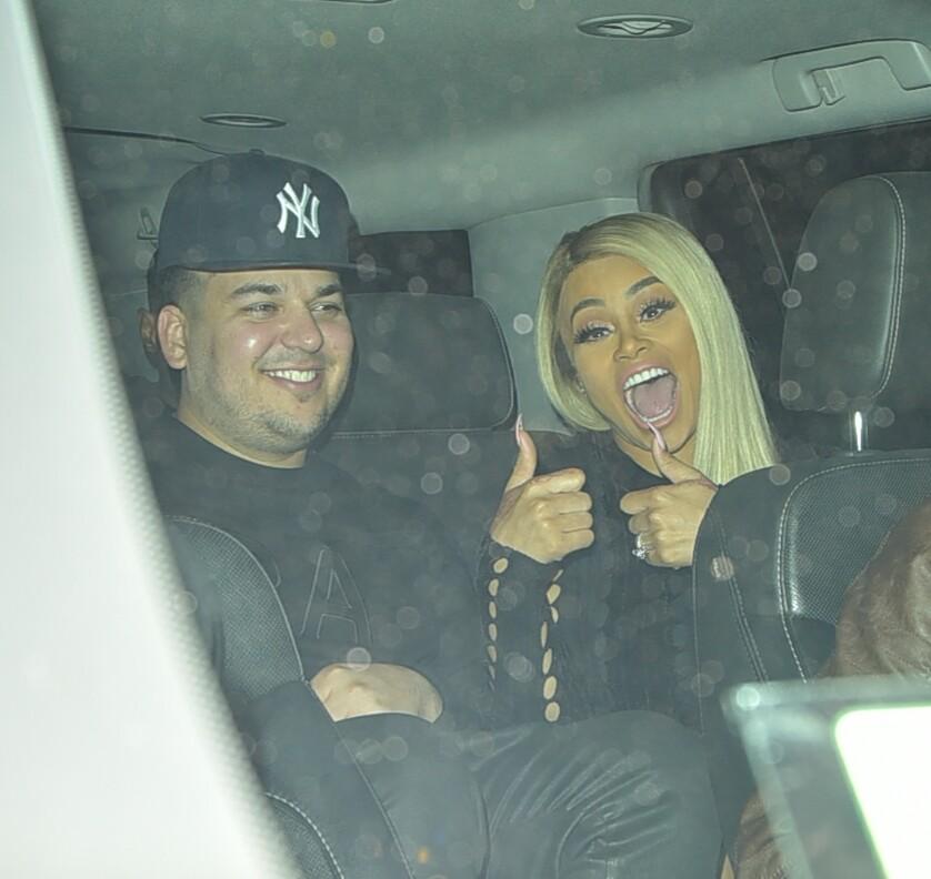 Rob kardashian blac chyna engaged